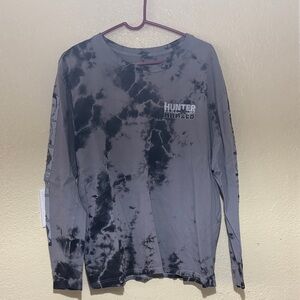 Hunter Gray and Black Tie-Dye Shirt
